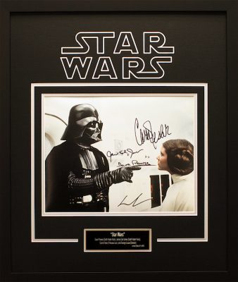 wars star memorabilia autographed 14a limited edition