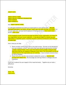 Non Profit Sample Letter Asking For Donations For School PDF Template